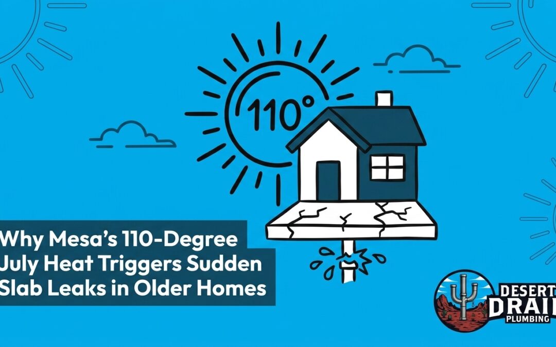 Why Mesa’s Extreme July Heat Causes Sudden Slab Leaks in Older Homes