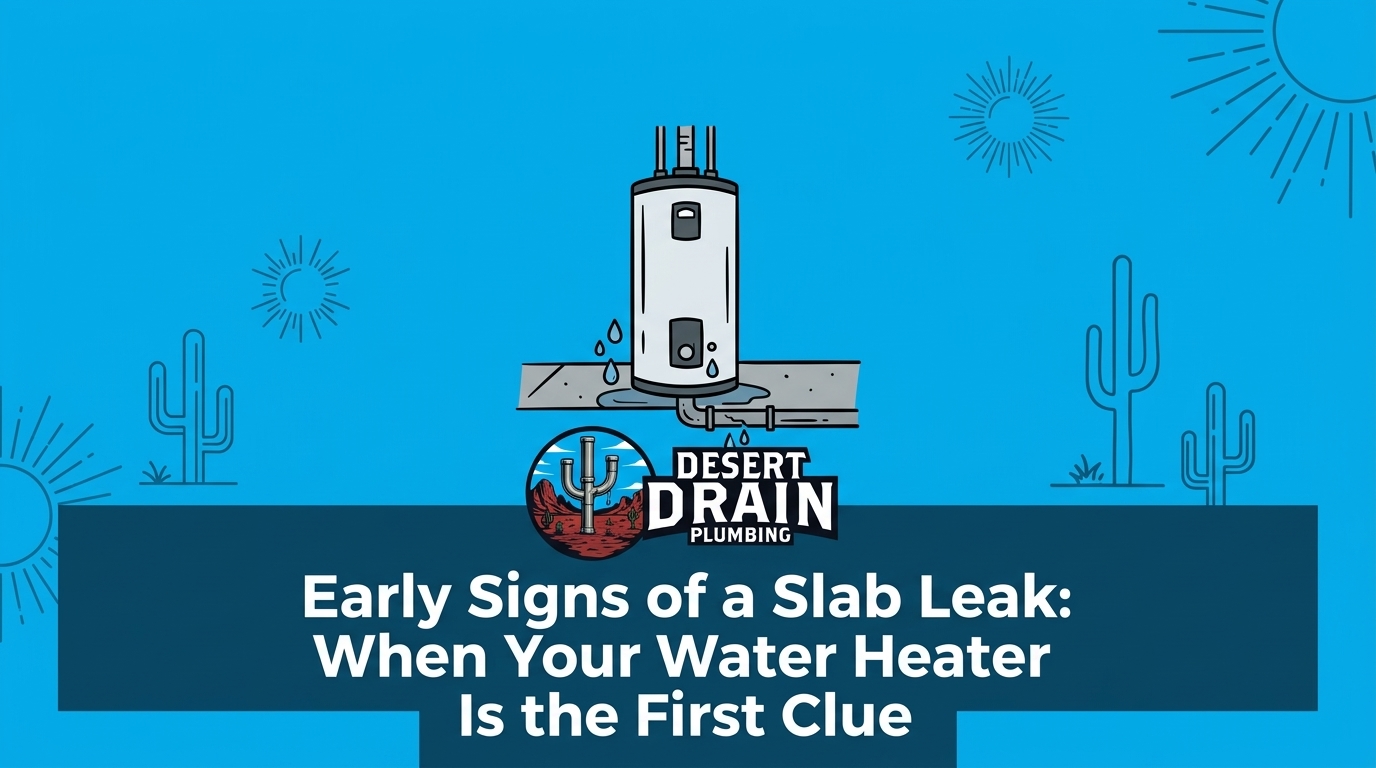Early Signs of a Slab Leak: When Your Water Heater Is the First Clue — featured image